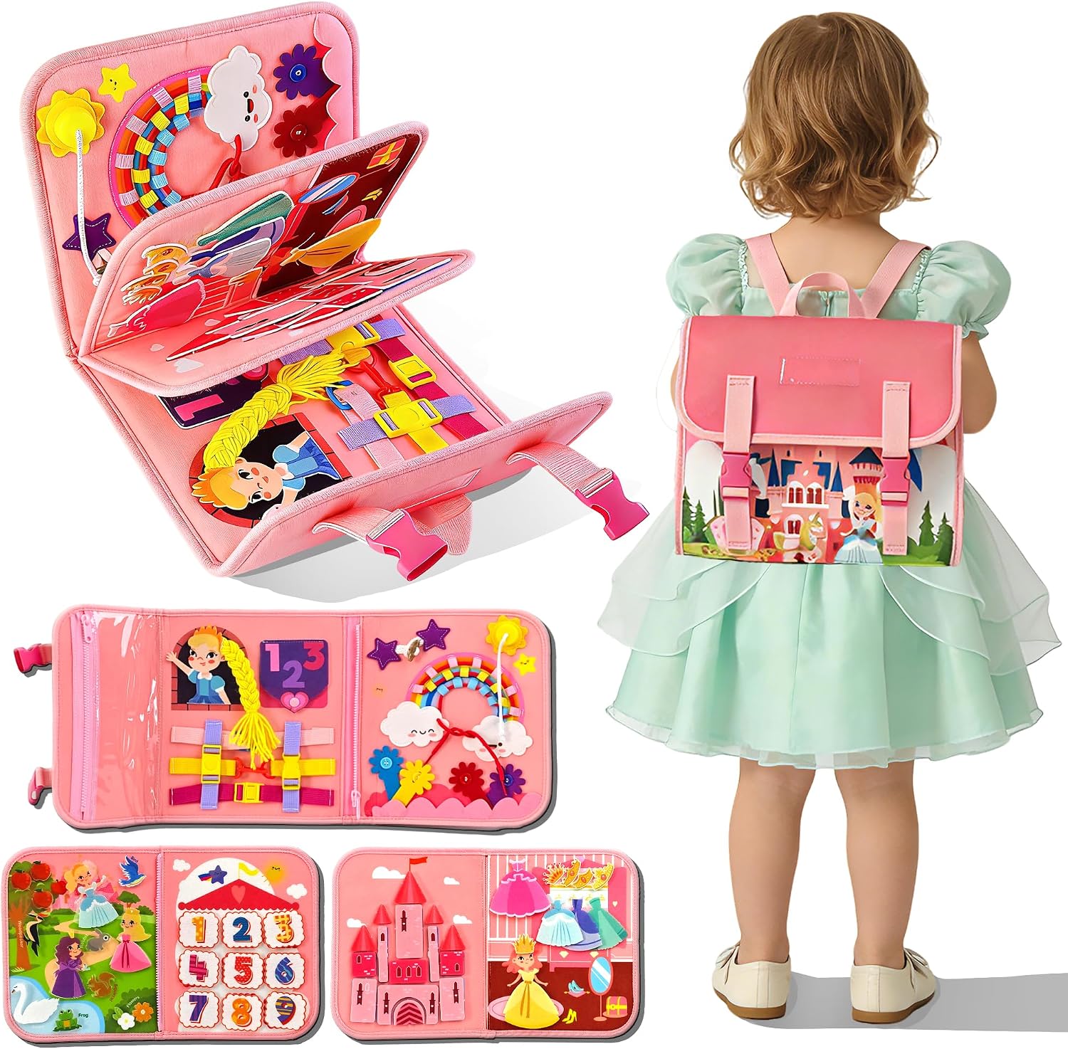 Kids Education Activities - Tas Ransel Aktivitas Kastil Putri yang