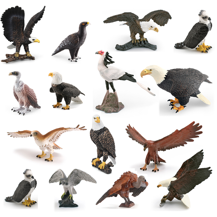 Kids Educational Game - Model Figur Burung Hantu Emas, Burung