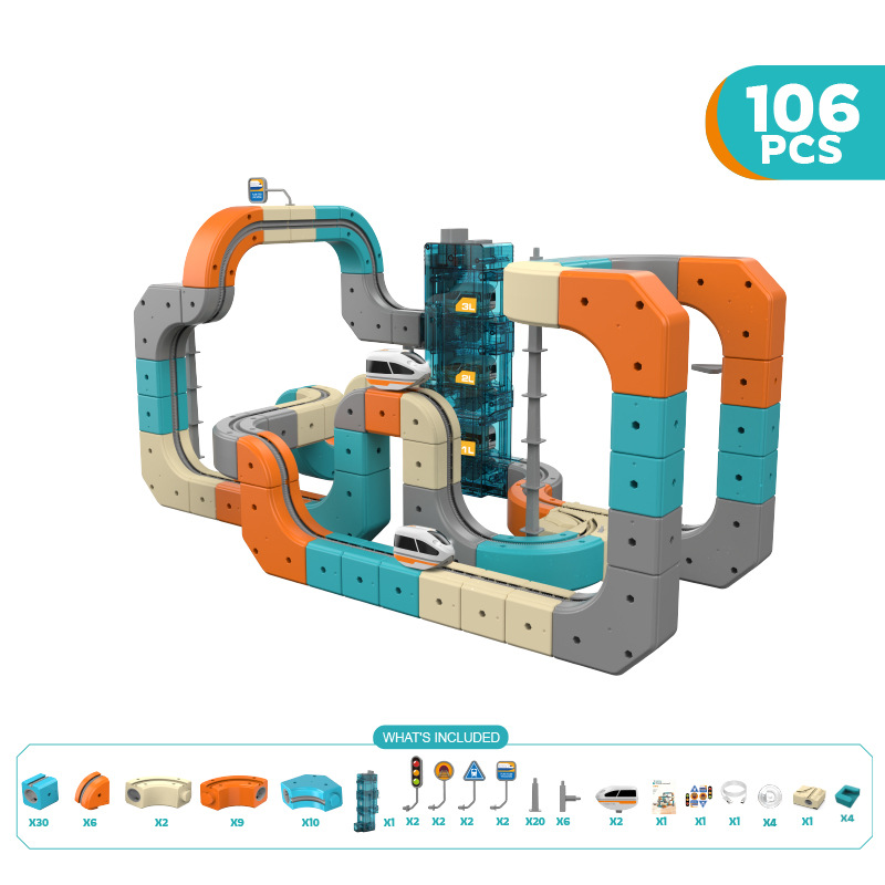 Kids Education Level - Mainan Kereta Rel Ajaib Tangga Multi-Level