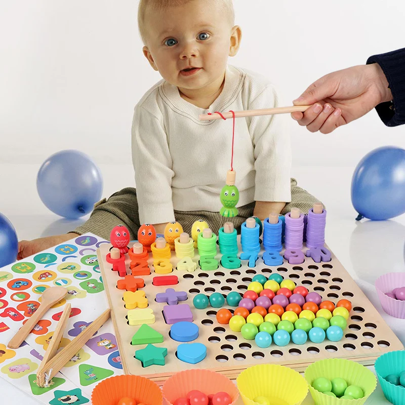 Kids Education Board - Mainan Edukasi Anak Montessori Papan Puzzle