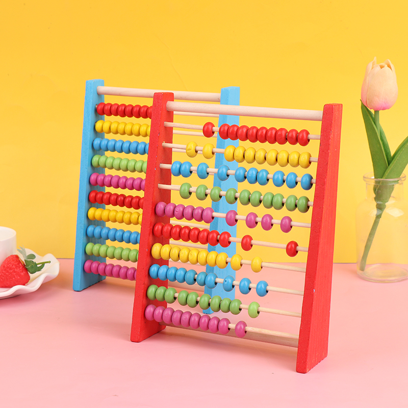 Abacus Counting Bead - Abakus Kayu Baru Mainan Edukasi Matematika