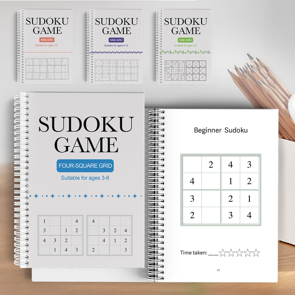 Kids Education Level - Buku Puzzle Sudoku Anak yang Menyenangkan
