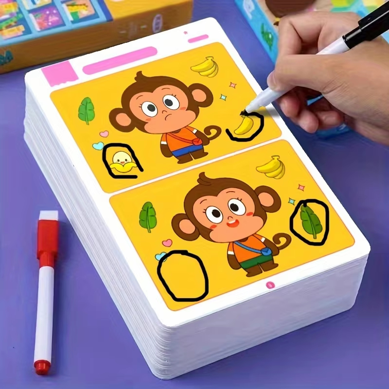 Kids Education Level - Temukan Perbedaan Permainan Kartu Puzzle Edukasi