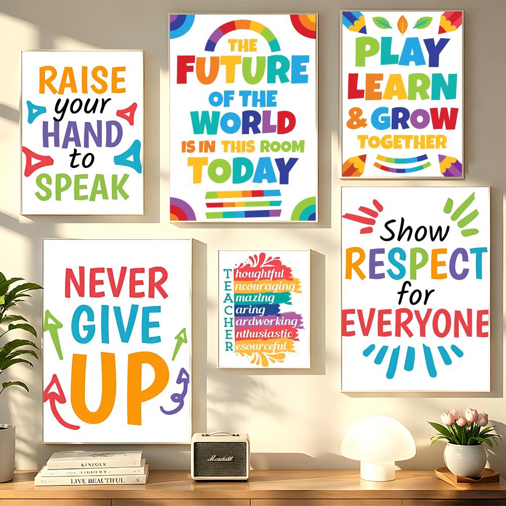 Kids Education Wallpaper - Poster Edukatif Gambar Dinding Kelas Anak