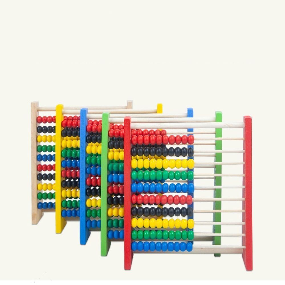Abacus Counting Bead - Abakus Kayu Tahan Lama untuk Pengembangan