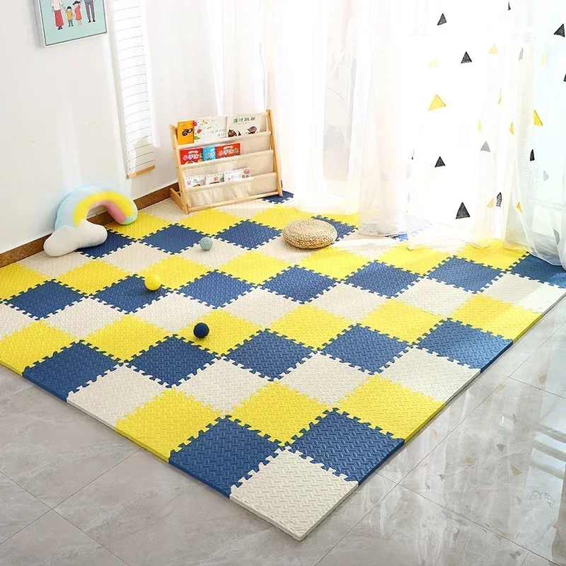 Kids Education Rug - Karpet anak motif Puzzle anti licin,