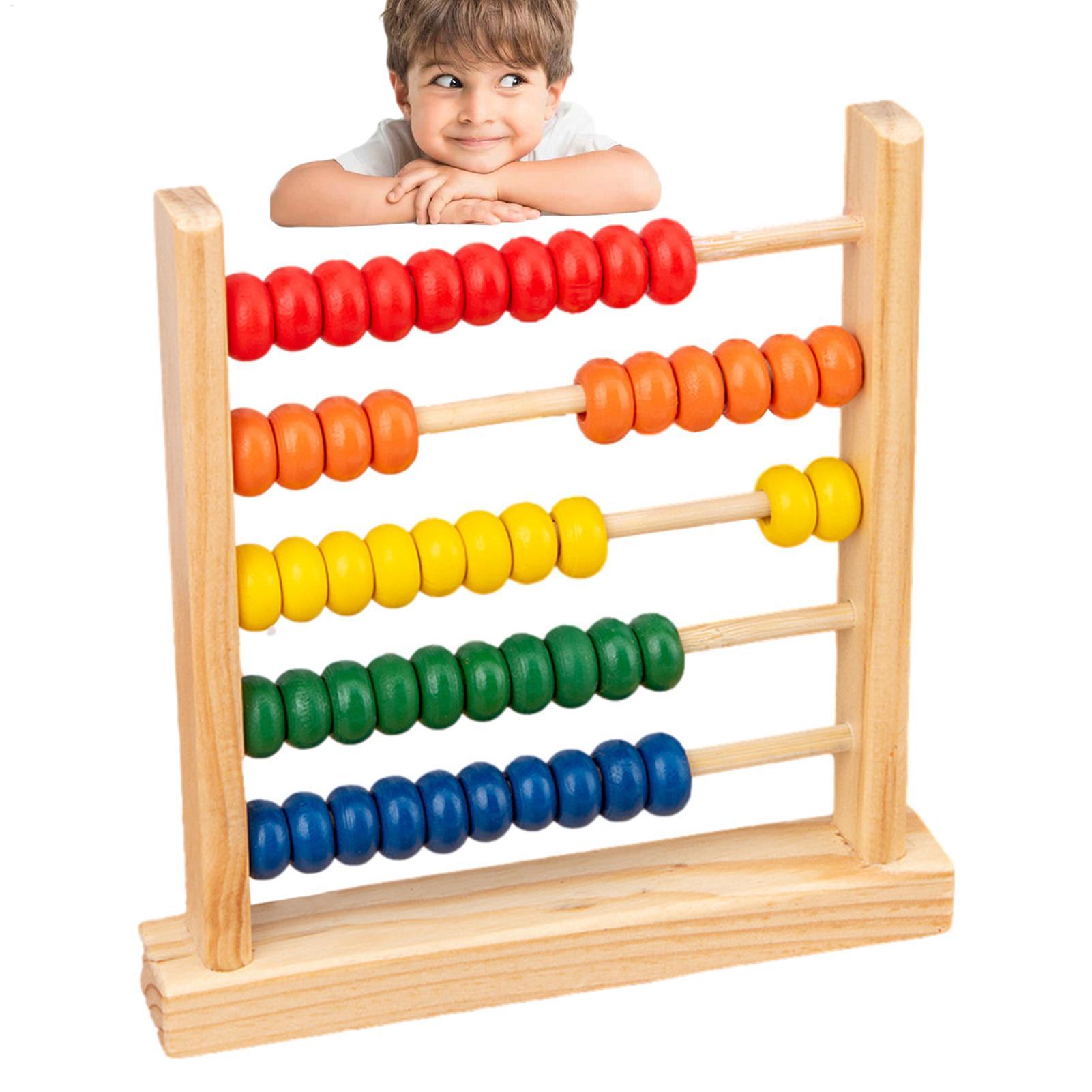 Mainan Sempoa Bingkai Kayu Ala - Abacus Counting Bead ulasan dan harga