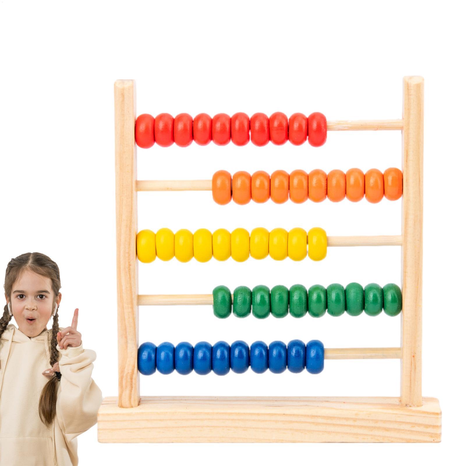 Mainan Sempoa Bingkai Kayu Ala - Abacus Counting Bead ulasan dan harga
