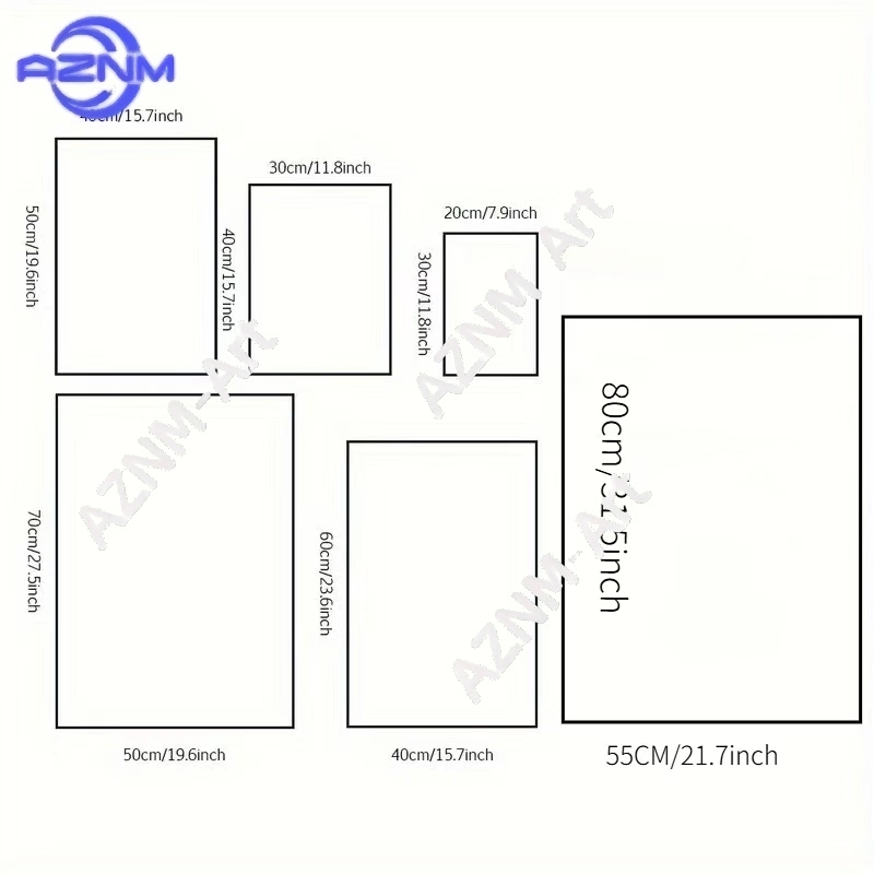 1/2 Buah Lukisan Kanvas Kertas - Kids Educational Posters ulasan dan harga