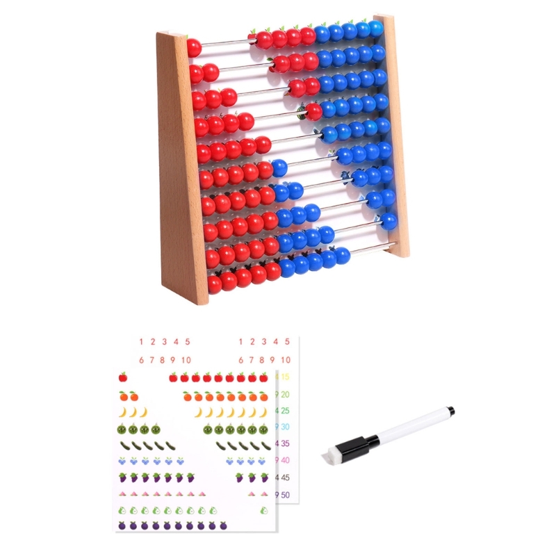 Sempoa Kayu dengan Manik-manik - Abacus Counting Bead ulasan dan harga