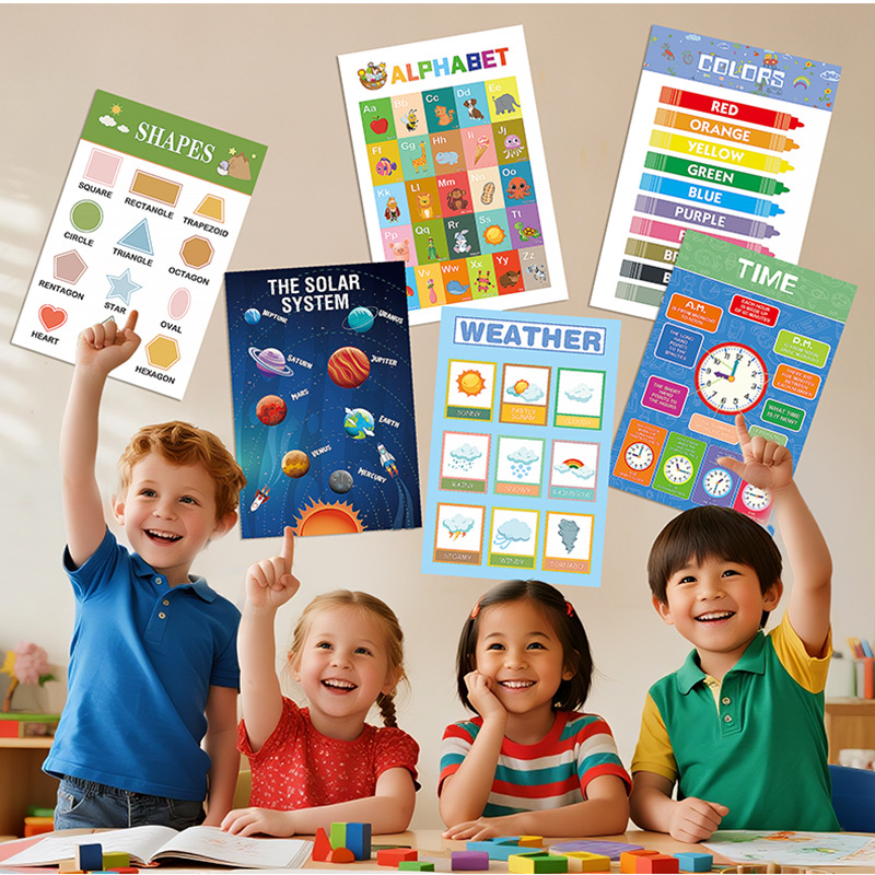 12 Buah Poster Pendidikan untu - Kids Education Wallpaper ulasan dan harga