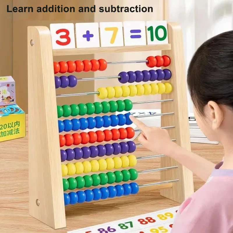 Mainan Menghitung Kayu Mainan  - Abacus Counting Bead ulasan dan harga