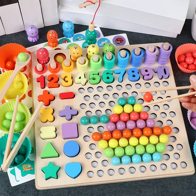 Mainan Edukasi Anak Montessori - Kids Education Board ulasan dan harga