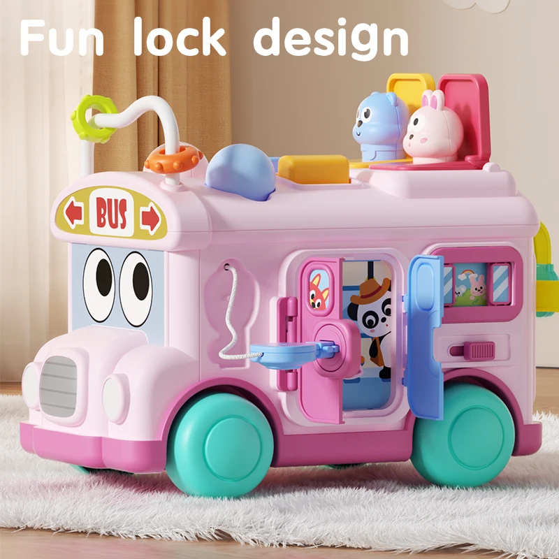Mainan Bus Sibuk Edukasi Monte - Kids Education Activities ulasan dan harga