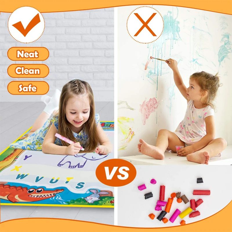 Coolplay Alas gambar air ajaib - Kids Education Rug ulasan dan harga