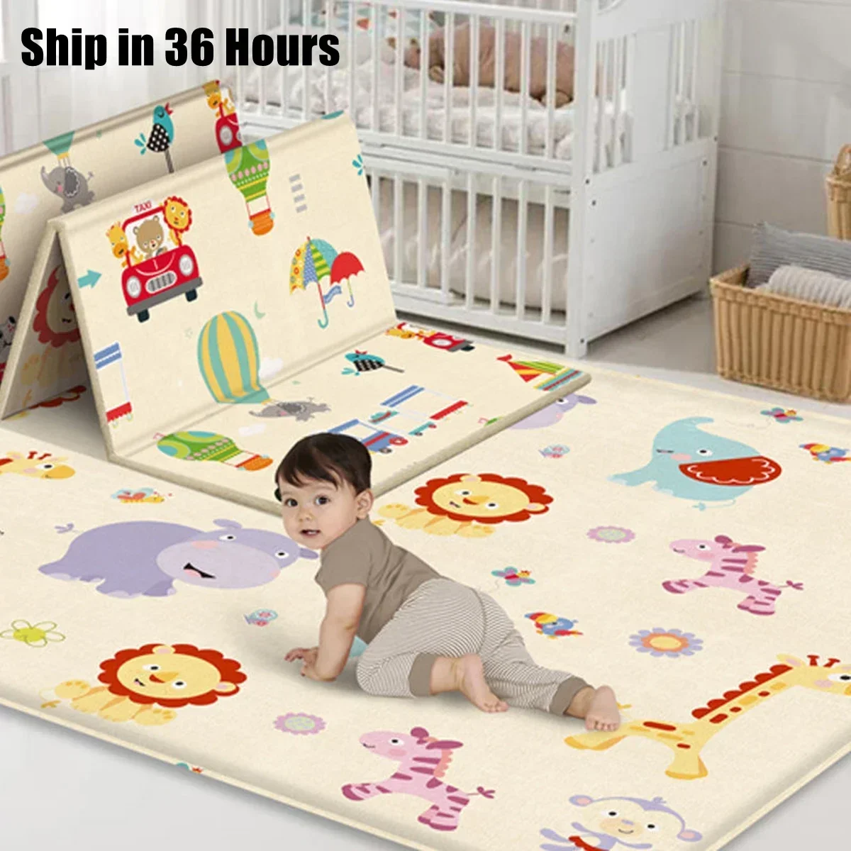 XPE Tikar Bermain Bayi Lipat S - Kids Education Rug ulasan dan harga