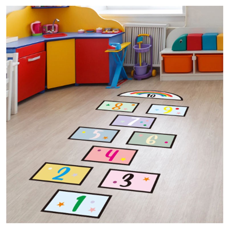 Stiker dinding Digital anak, s - Kids Education Wallpaper ulasan dan harga