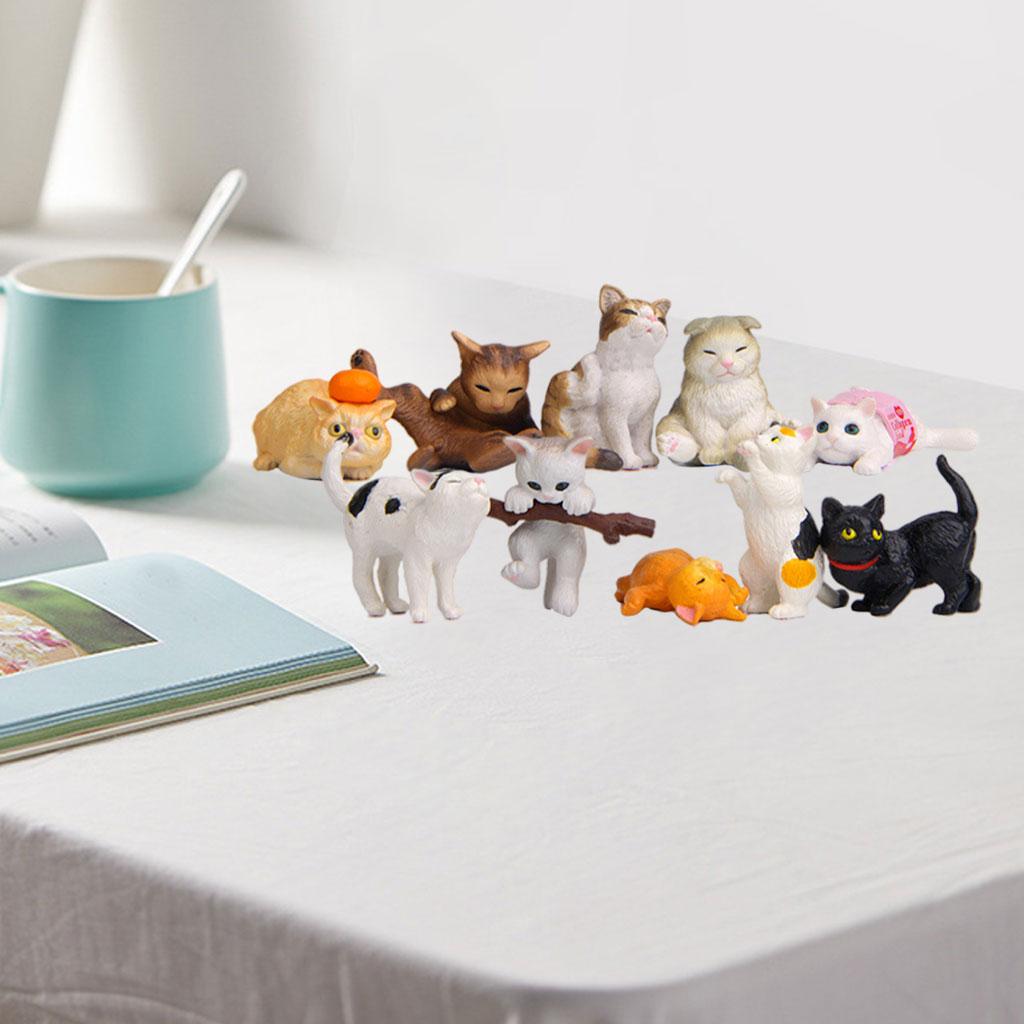 10/Set Patung Figur Kucing Men - Kids Education Learn Tv ulasan dan harga