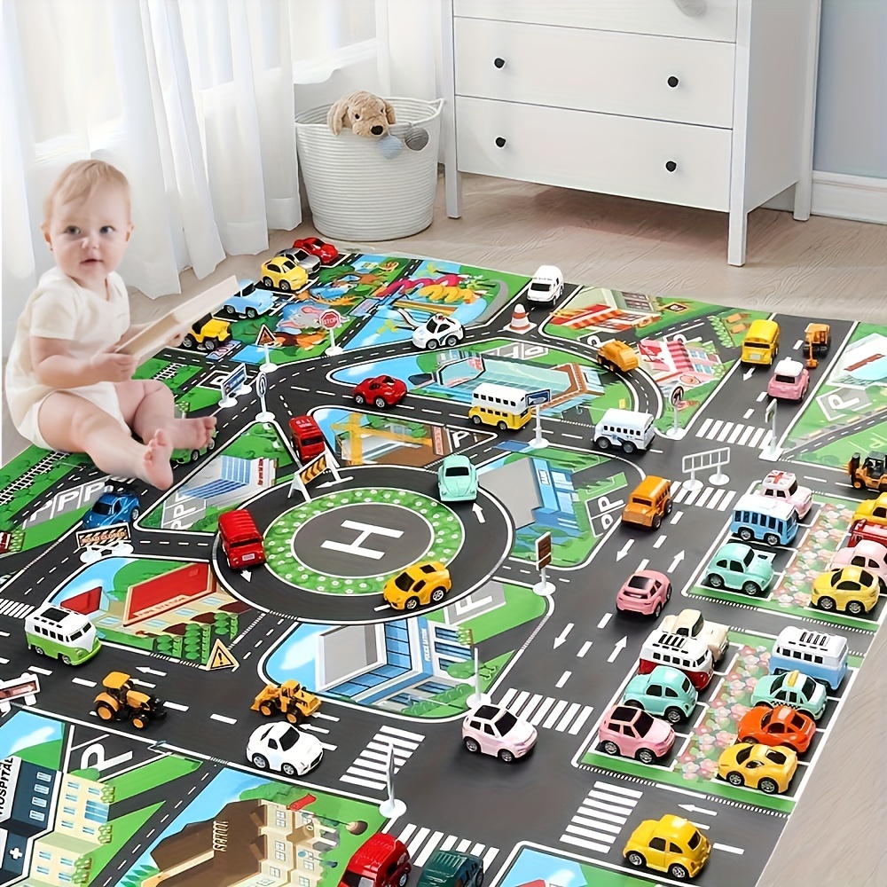 1 buah, tikar bermain lalu lin - Kids Educational Game ulasan dan harga