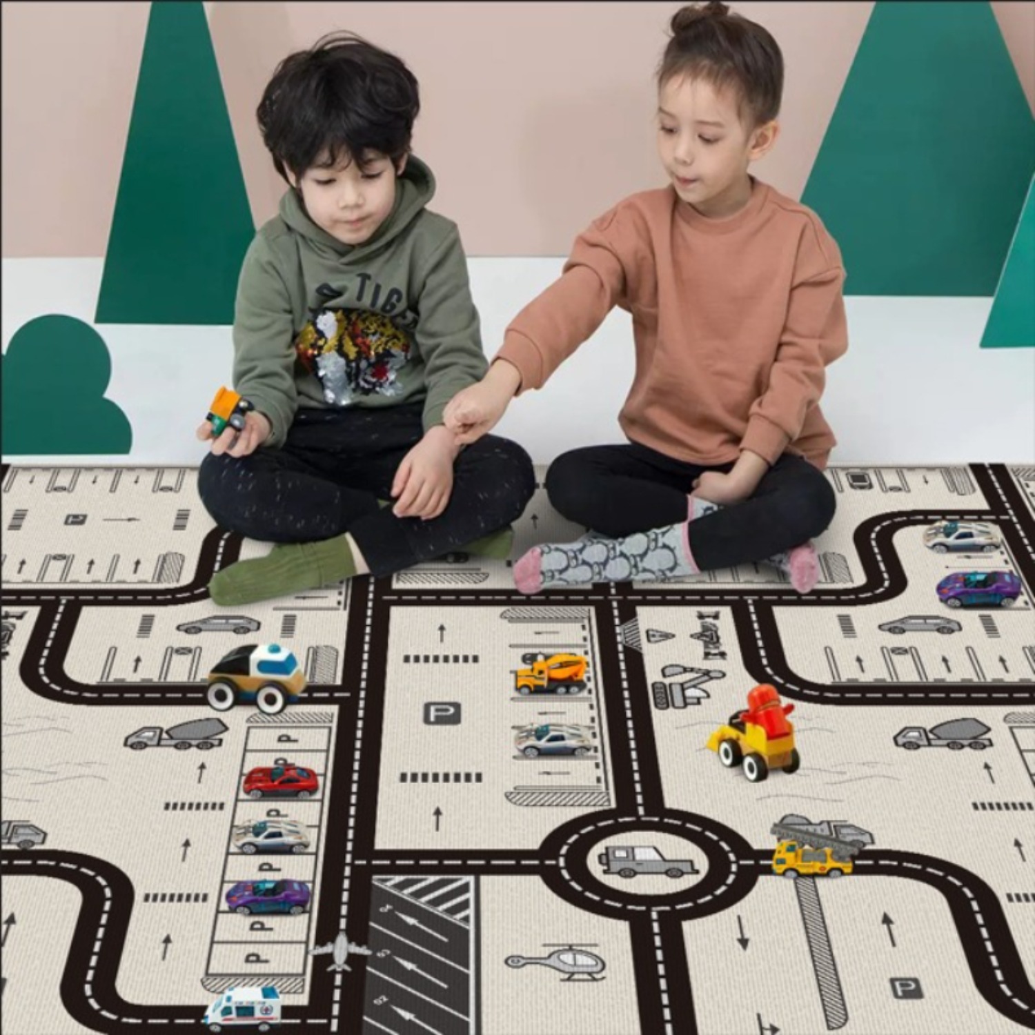 Tikar Bermain Bayi Dapat Dilip - Kids Education Rug ulasan dan harga