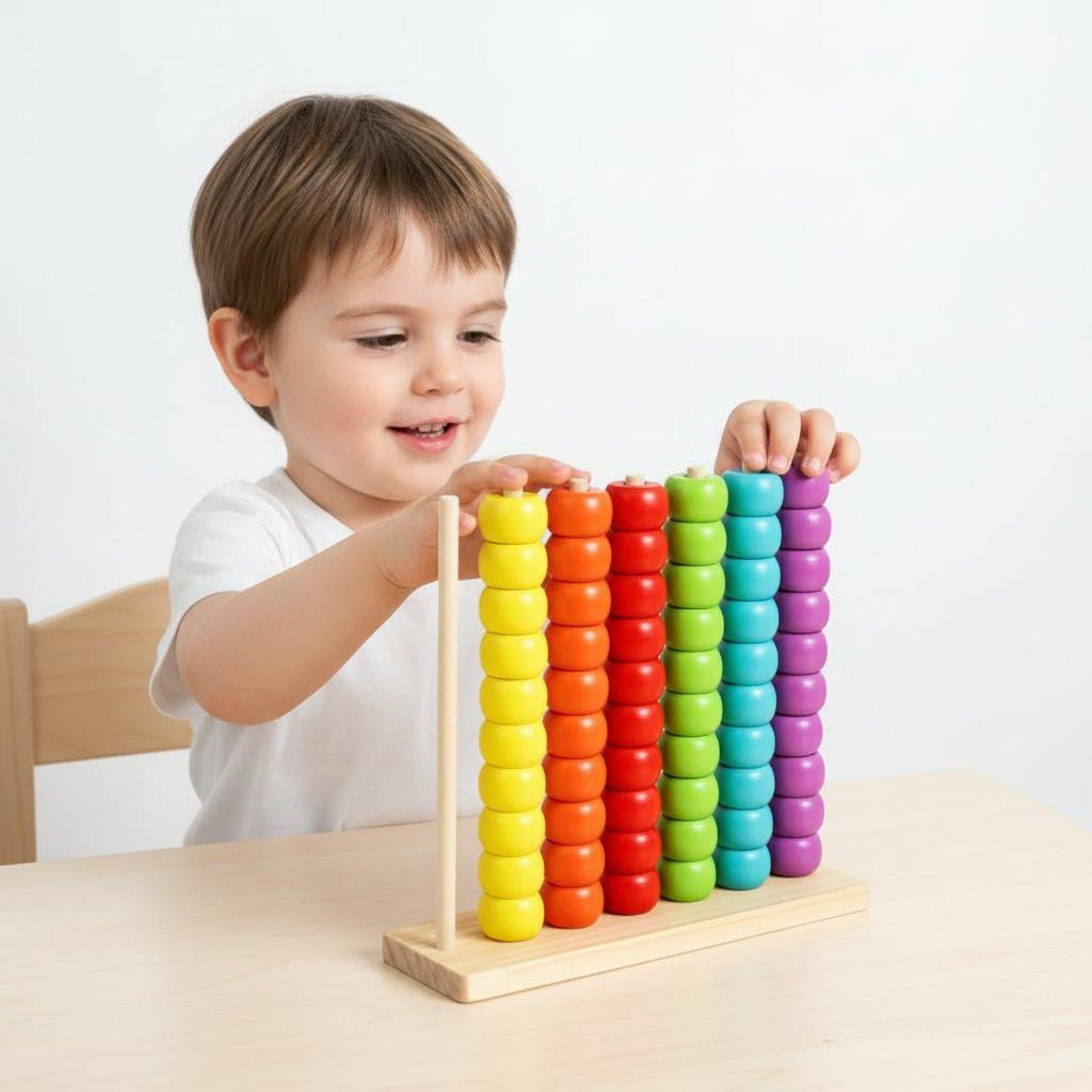 Abakus Warna-warni Pengenal Wa - Abacus Counting Bead ulasan dan harga
