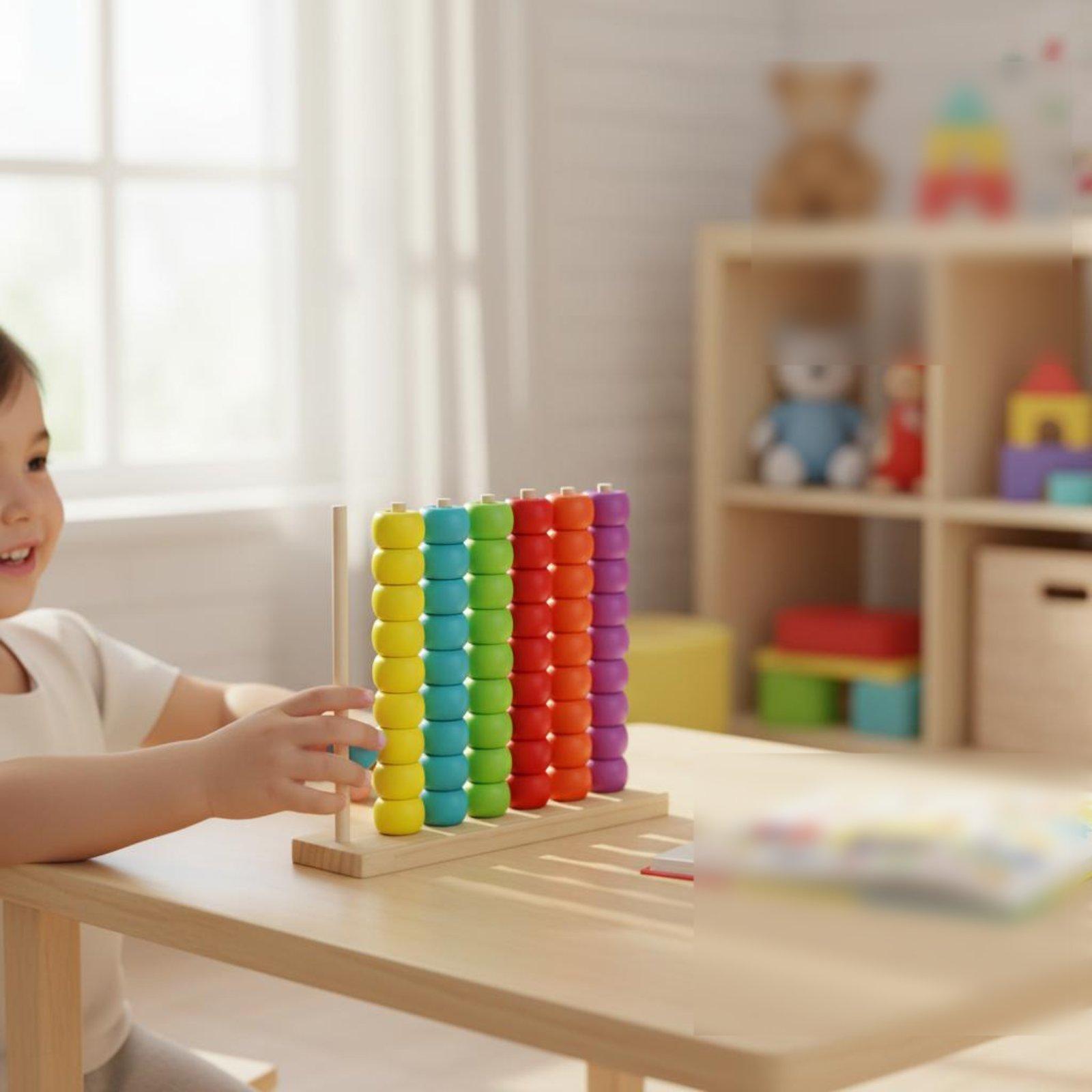 Abakus Warna-warni Pengenal Wa - Abacus Counting Bead ulasan dan harga