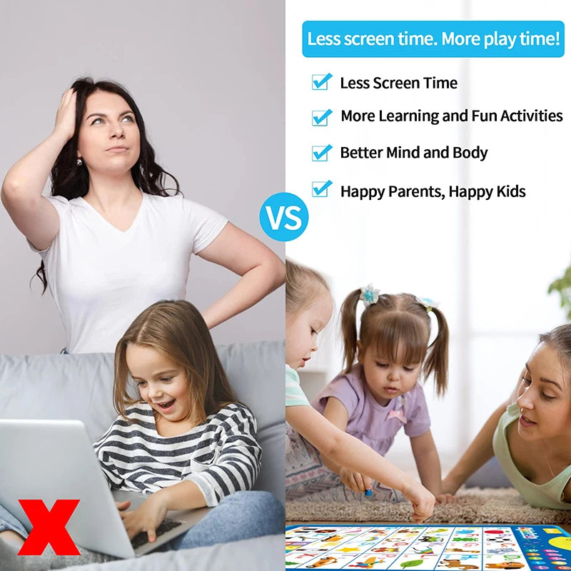 Bagan Dinding Alfabet Inggris  - Kids Educational Posters ulasan dan harga