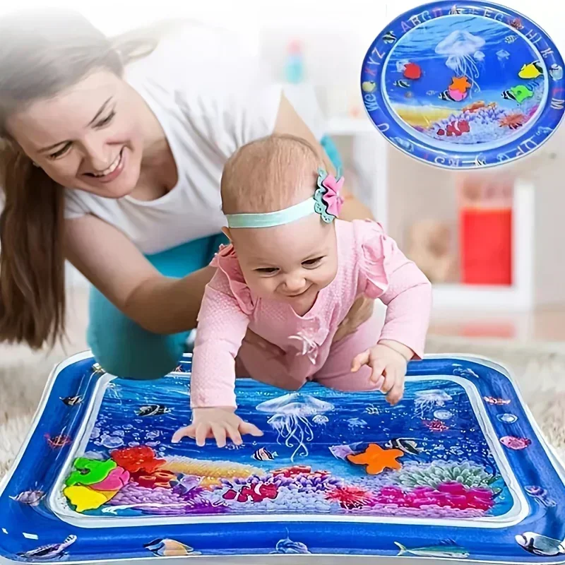 Tikar mainan air bayi, bantal  - Kids Education Rug ulasan dan harga