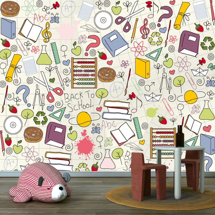 Wallpaper Tempel Mudah Dipasan - Kids Education Wallpaper ulasan dan harga