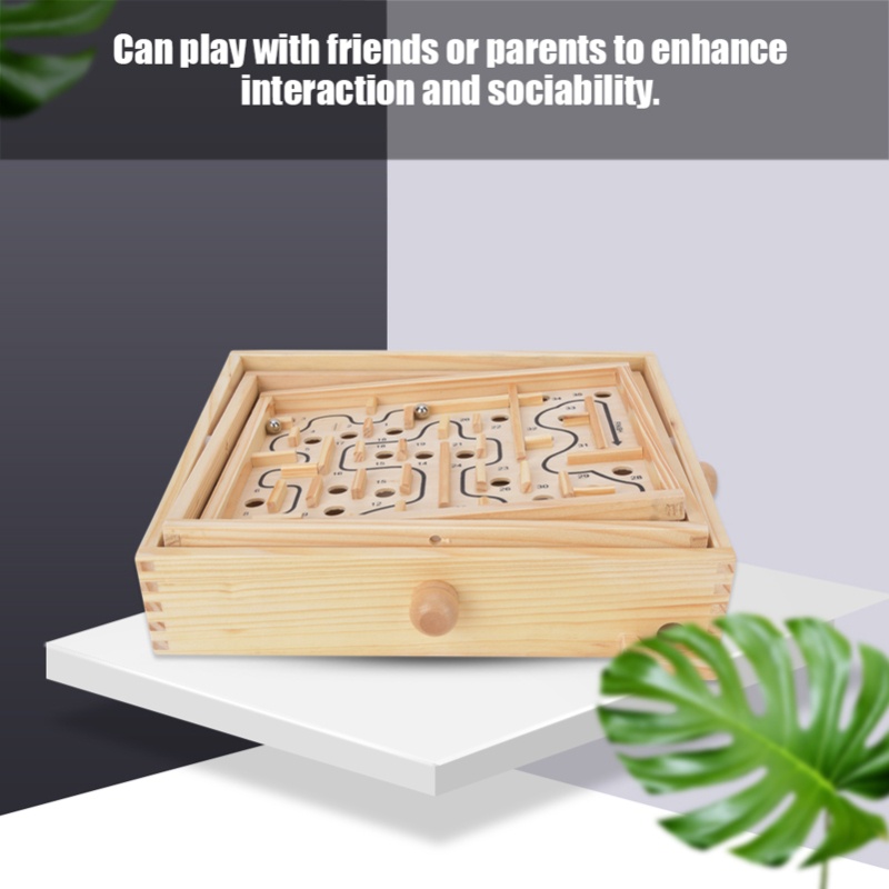 Permainan Edukasi Labirin Kayu - Kids Education Board ulasan dan harga